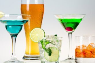 Image of a variety of cocktails