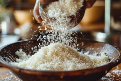 A bowl of flour