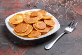 A plate of jaggery pancakes