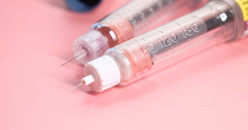 Two insulin pens with needles