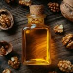 A bottle of walnut oil