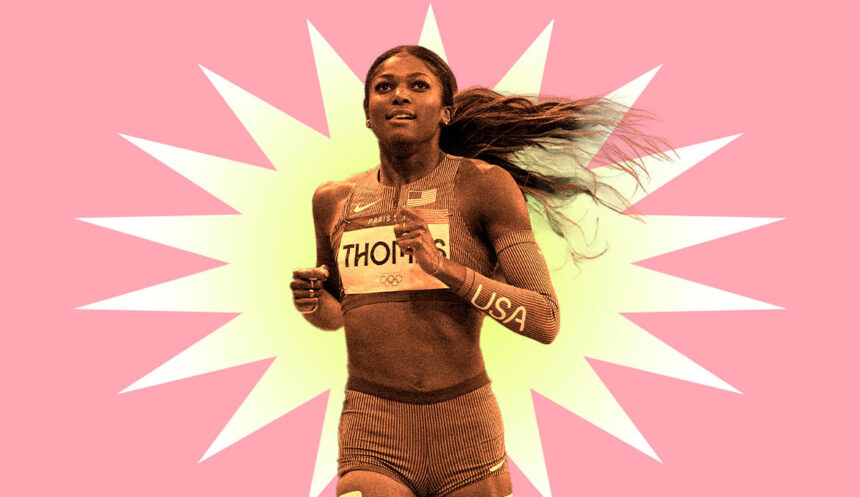 Gabby Thomas Is the Track Athlete Who Came Away With the Most Gold Medals in Paris—Here’s How She Stays Healthy and Grounded