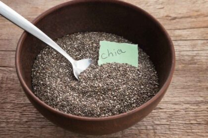 chia seeds in a bowl