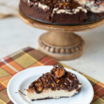 No-Bake Low-Carb Keto Pecan Caramel Turtle Cheesecake